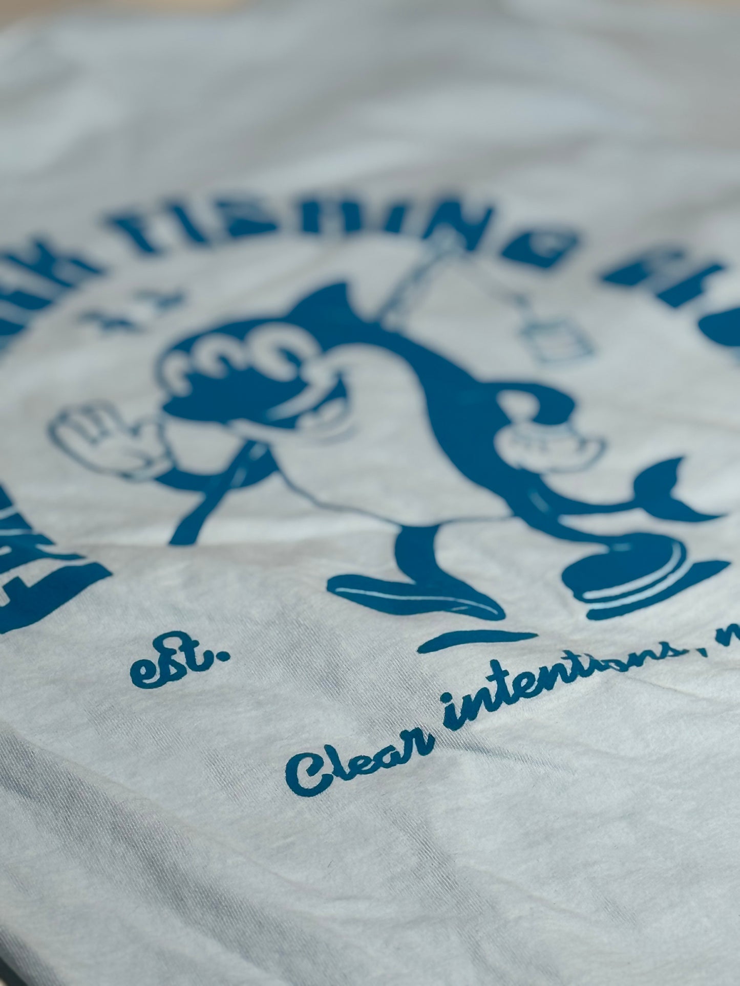 False Creek Fishing Club Cartoon T-Shirt