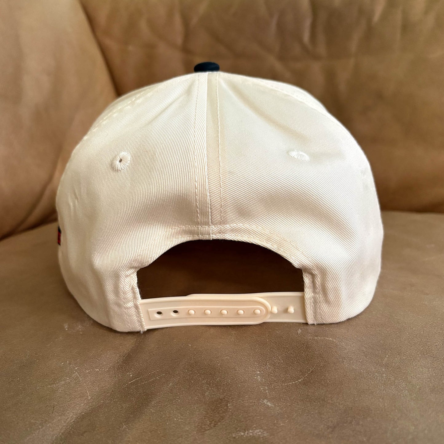 Mt. Pleasant 5-Panel Snapback (Cream/Black)