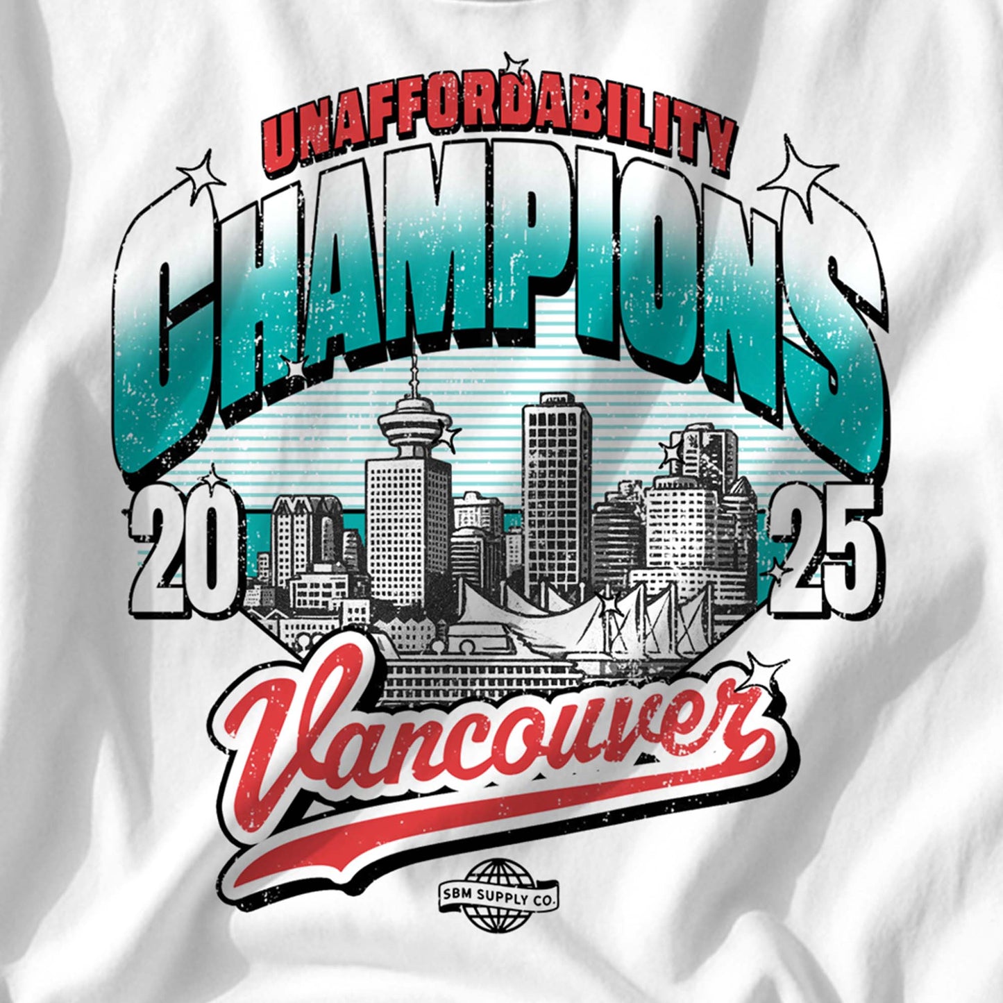 Unaffordability Champions T-Shirt (White)