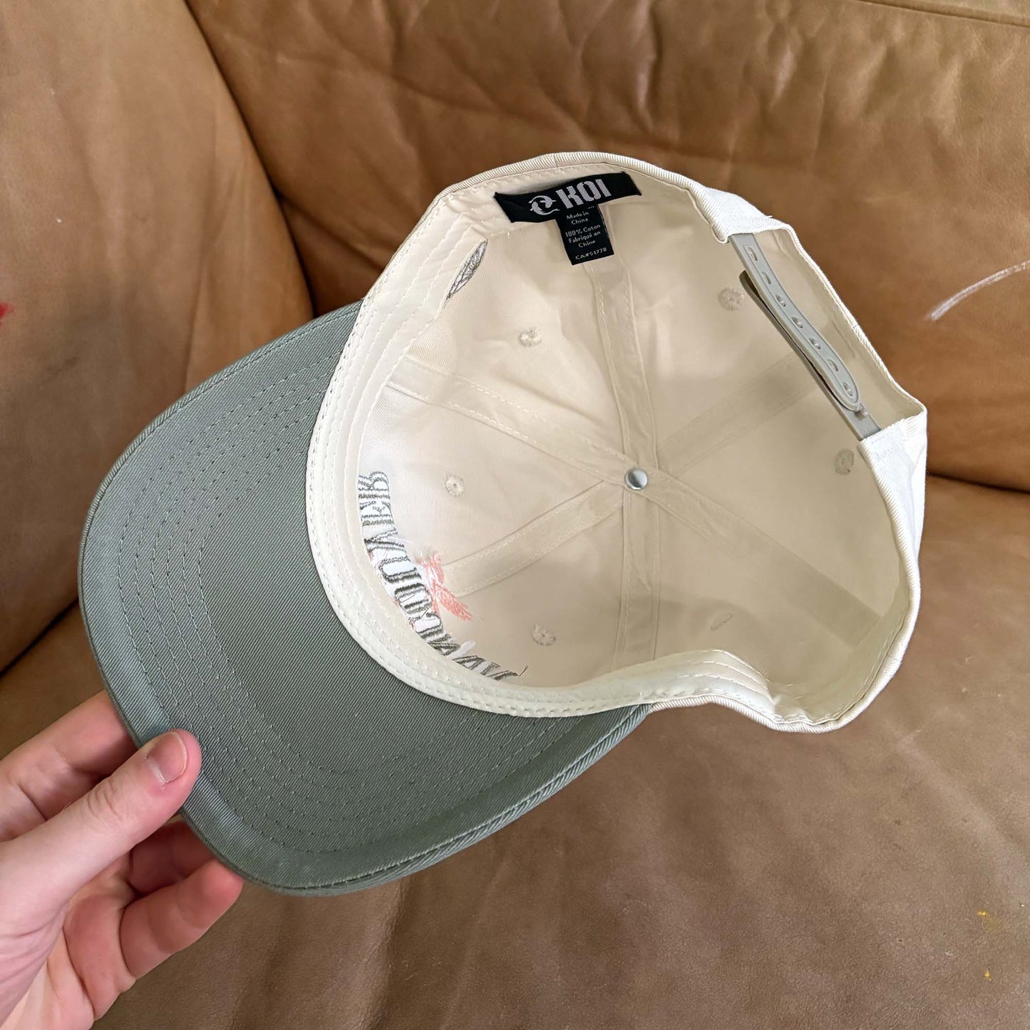 Vancouver Special Dove Hat (Cream/ Sage)