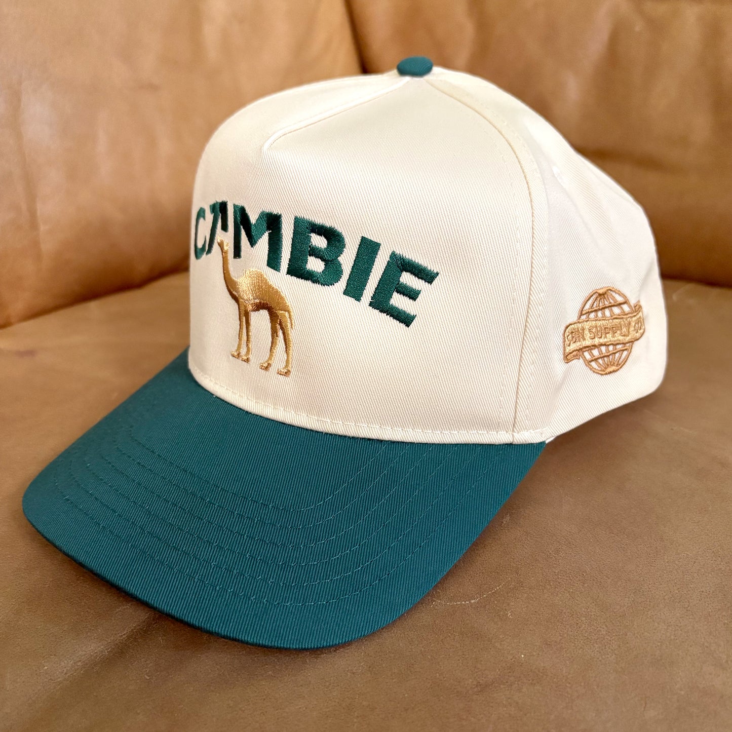 Cambie Camel 2-Tone Snapback (Green)