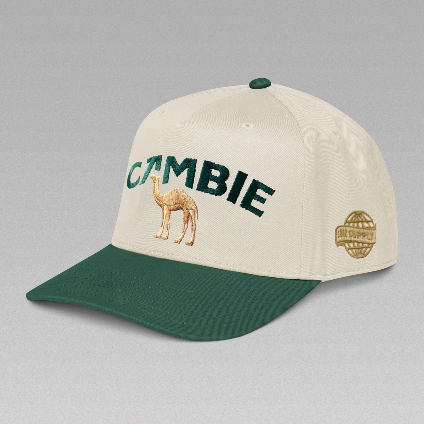 Cambie Camel 2-Tone Snapback (Green)
