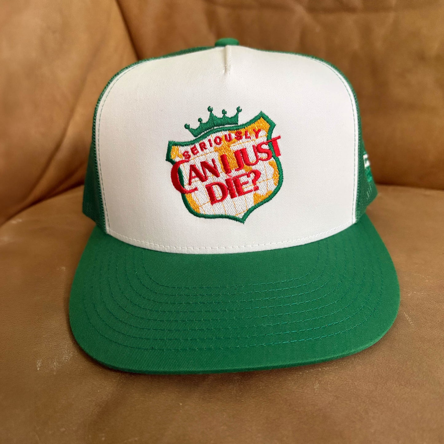 Can I Just Die Mesh Trucker Hat