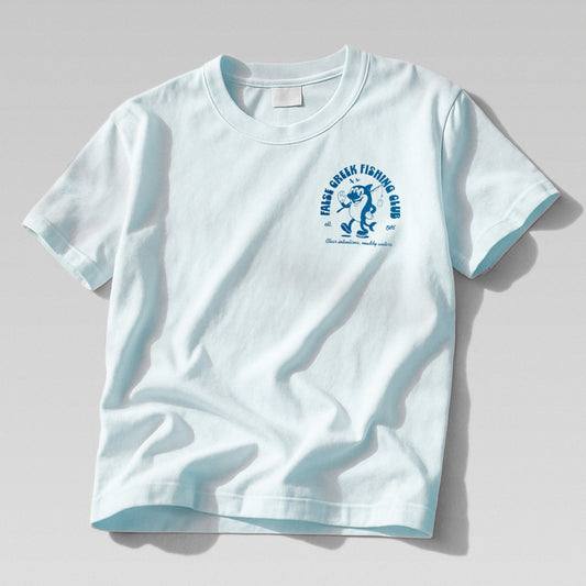 False Creek Fishing Club Cartoon T-Shirt