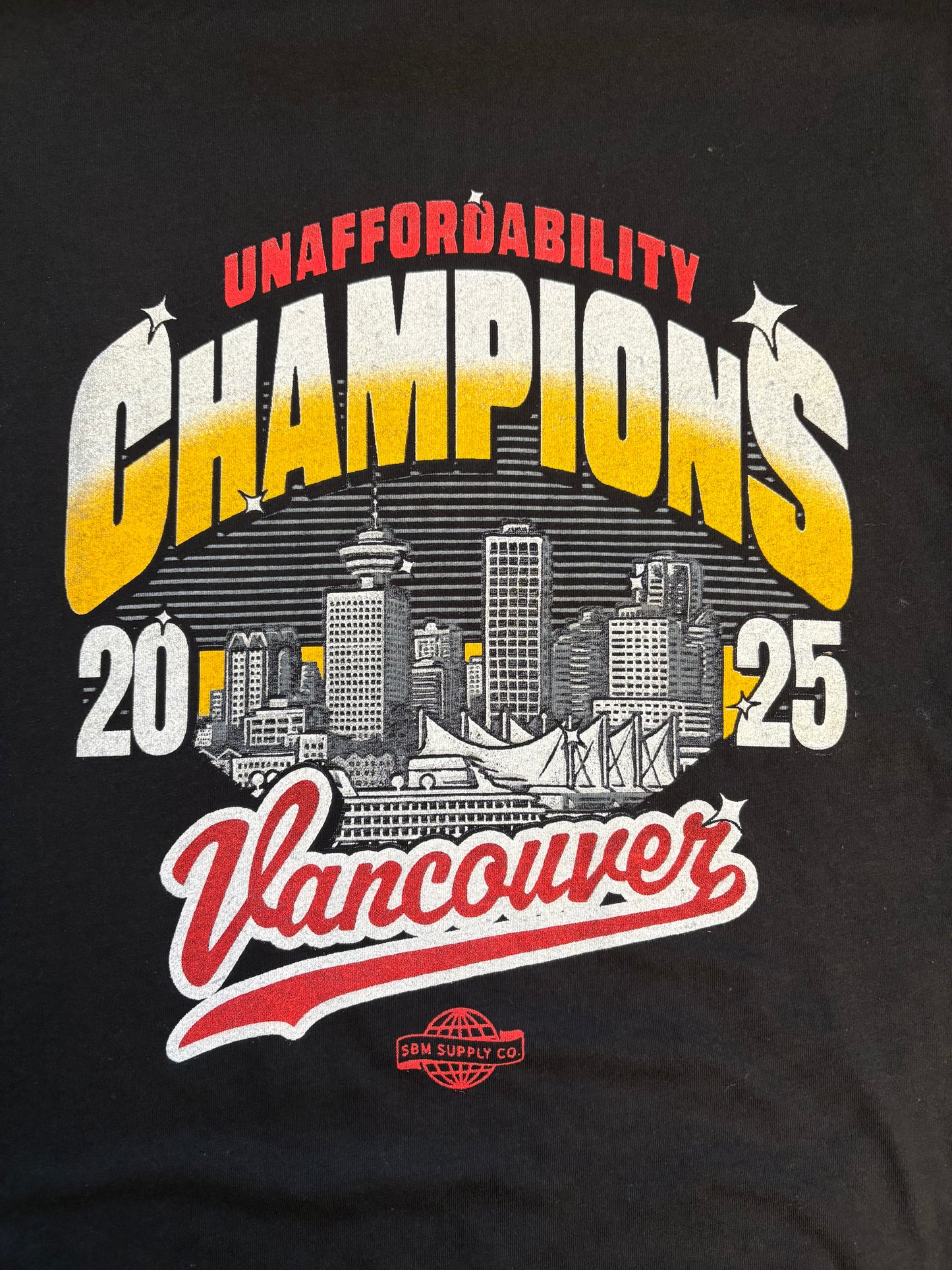 Unaffordability Champions T-Shirt (Black)