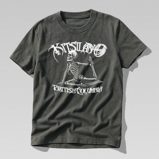 Death by Yoga Skeleton T-Shirt