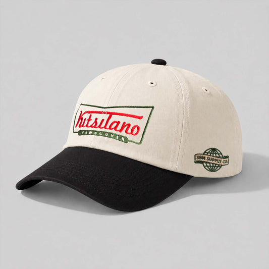 Kitsy Kreme Dad Hat (Cream/ Black)