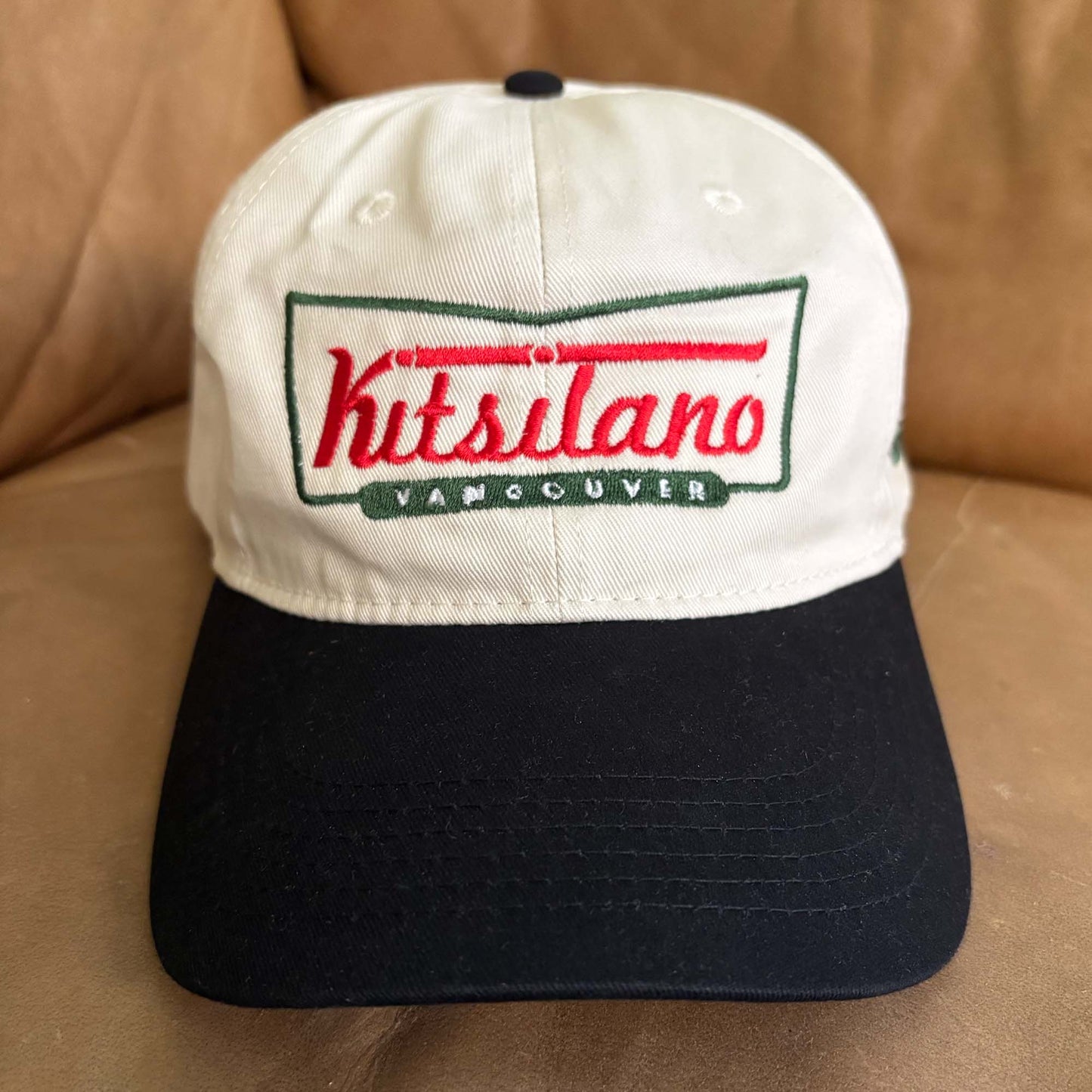 Kitsy Kreme Dad Hat (Cream/ Black)