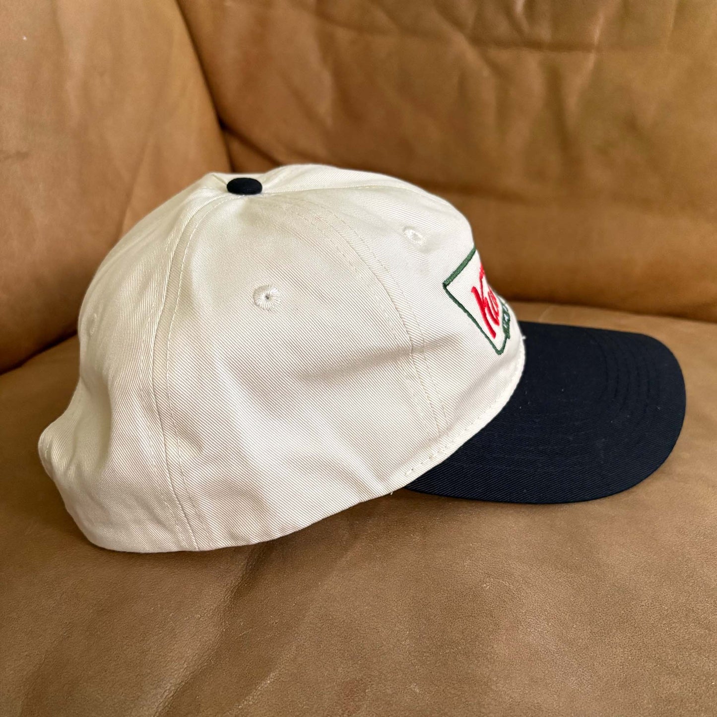 Kitsy Kreme Dad Hat (Cream/ Black)