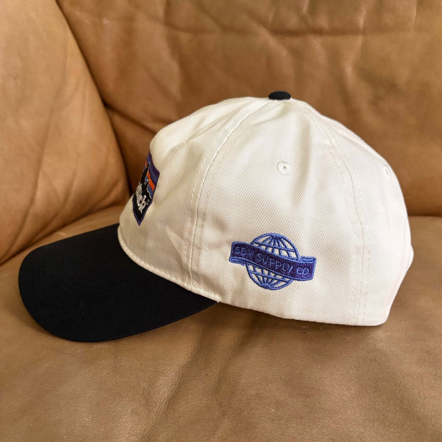 Panic Attack Dad Hat (Cream/ Black)