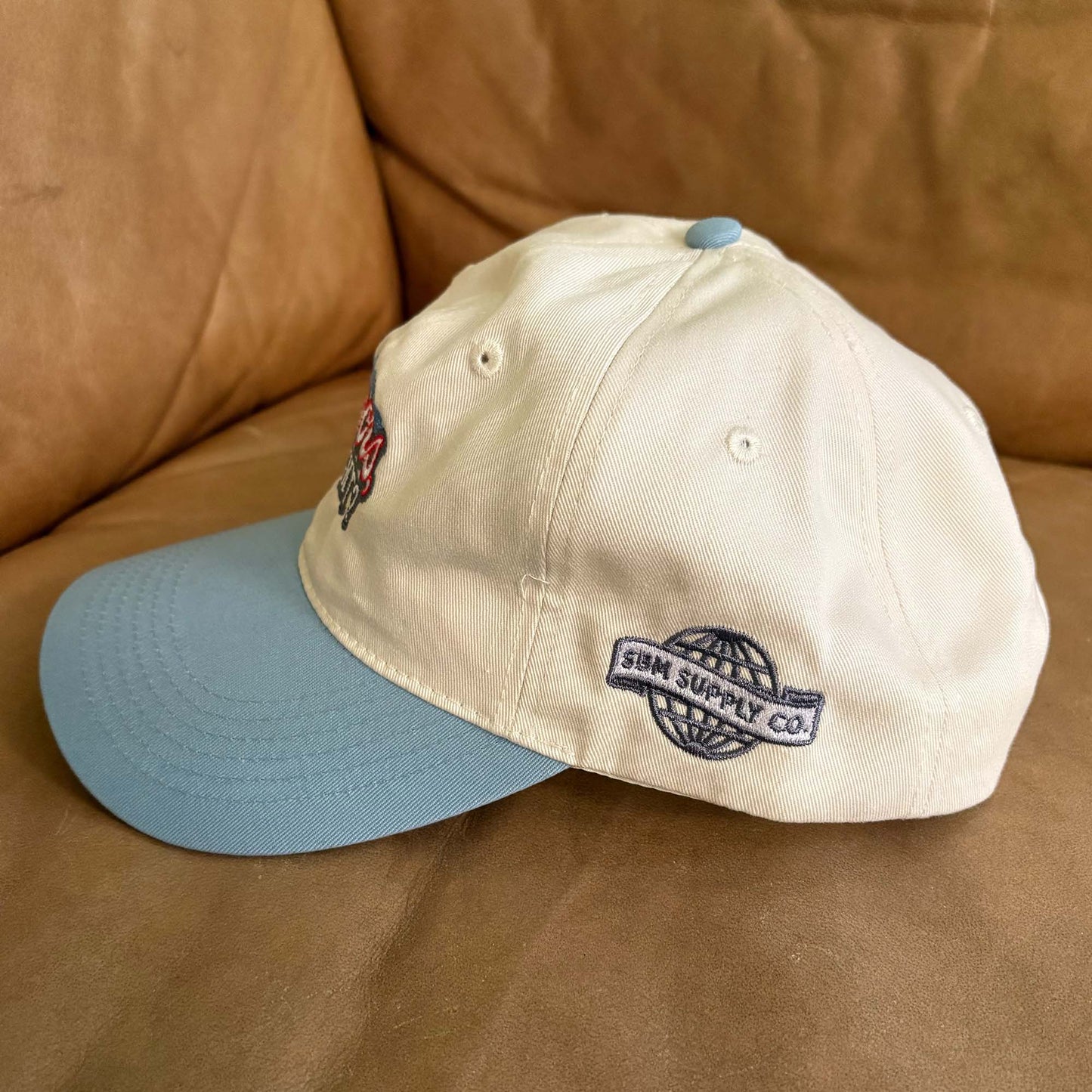Poors, Right? Hat (Cream/Blue)
