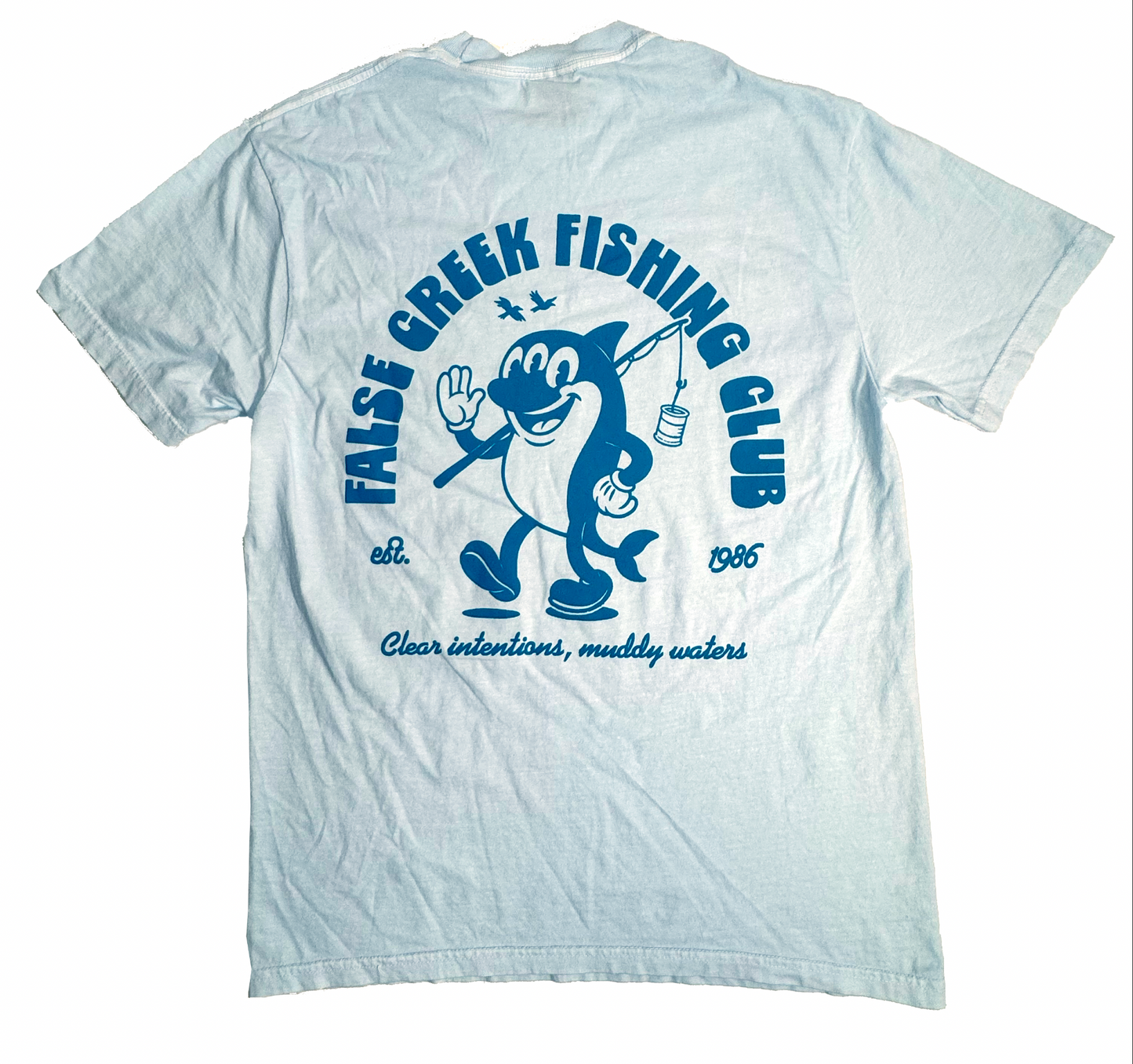 False Creek Fishing Club Cartoon T-Shirt