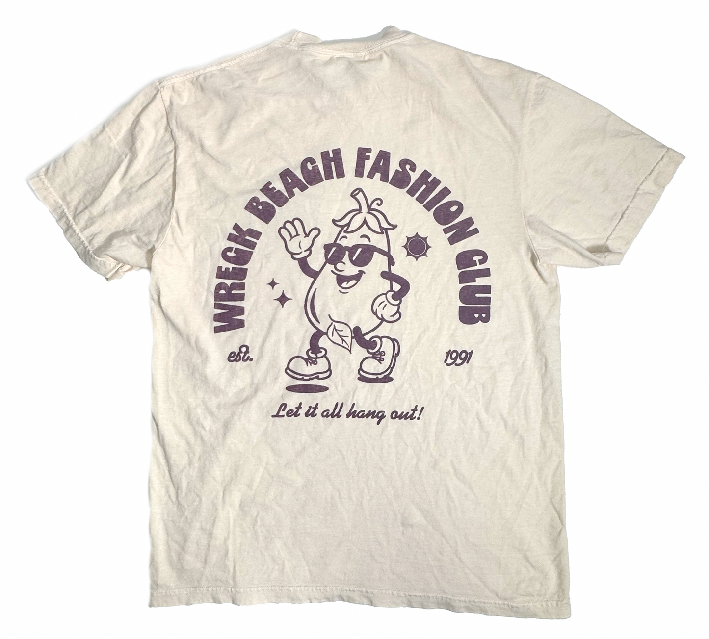 Wreck Beach Fashion Club Cartoon T-Shirt