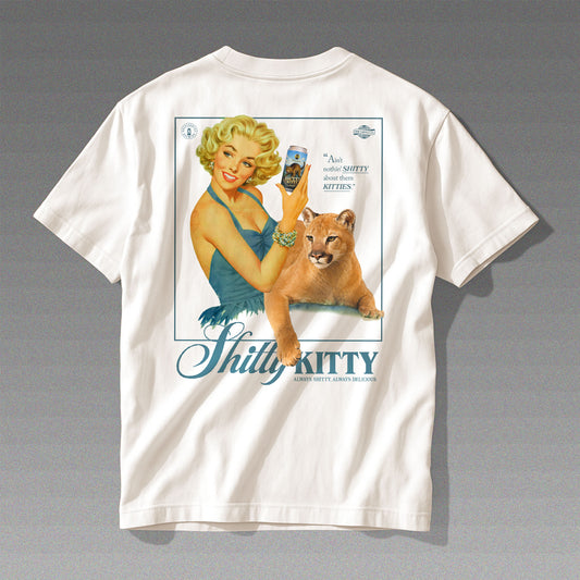 Shitty Kitty Pinup Girl T-Shirt