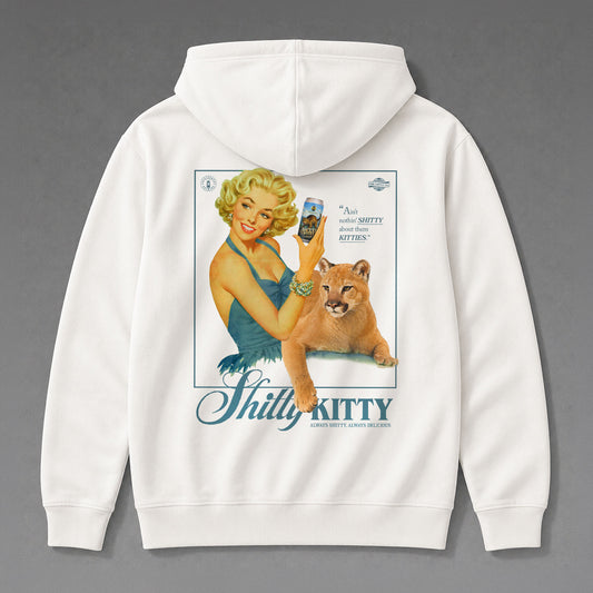 Shitty Kitties Pinup Girl Hoodie