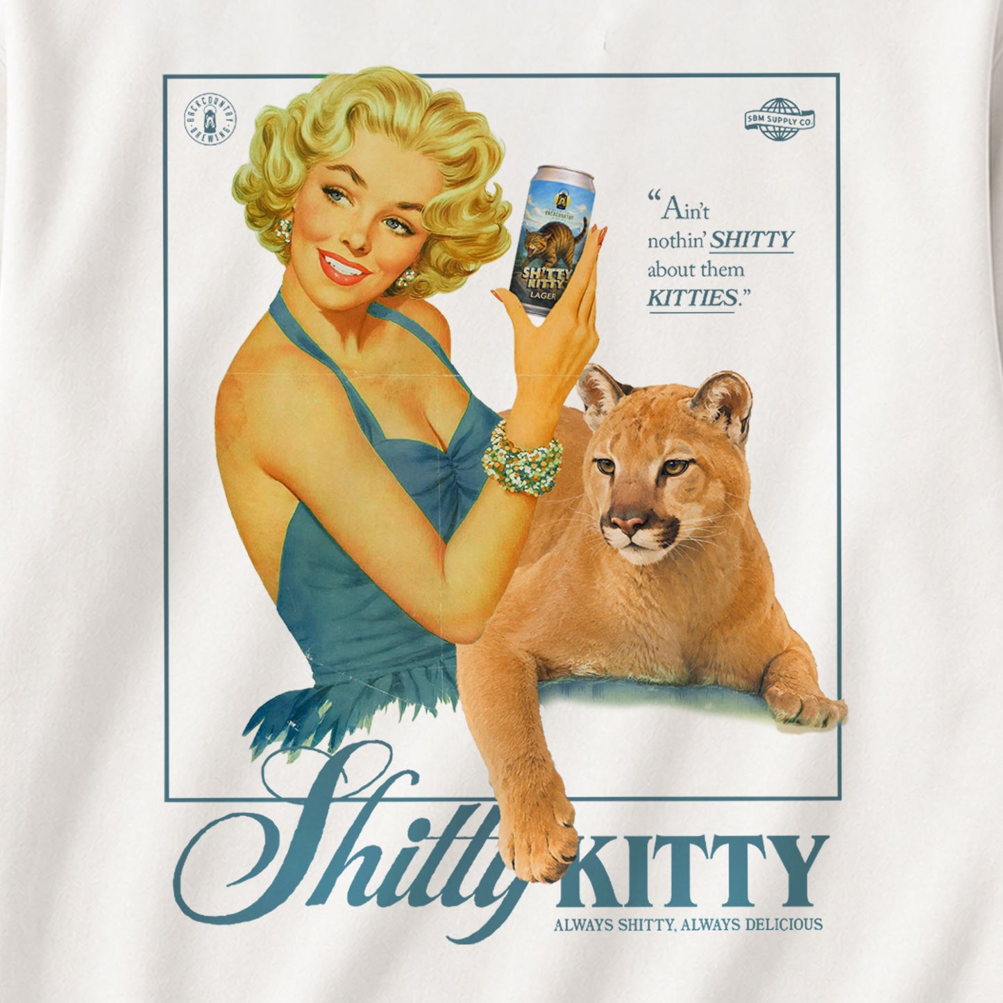 Shitty Kitties Pinup Girl Hoodie