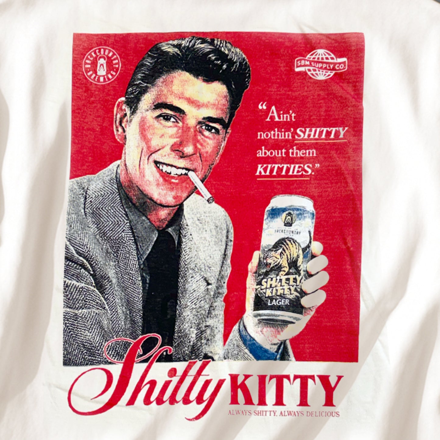 Shitty Kitty Retro T-Shirt