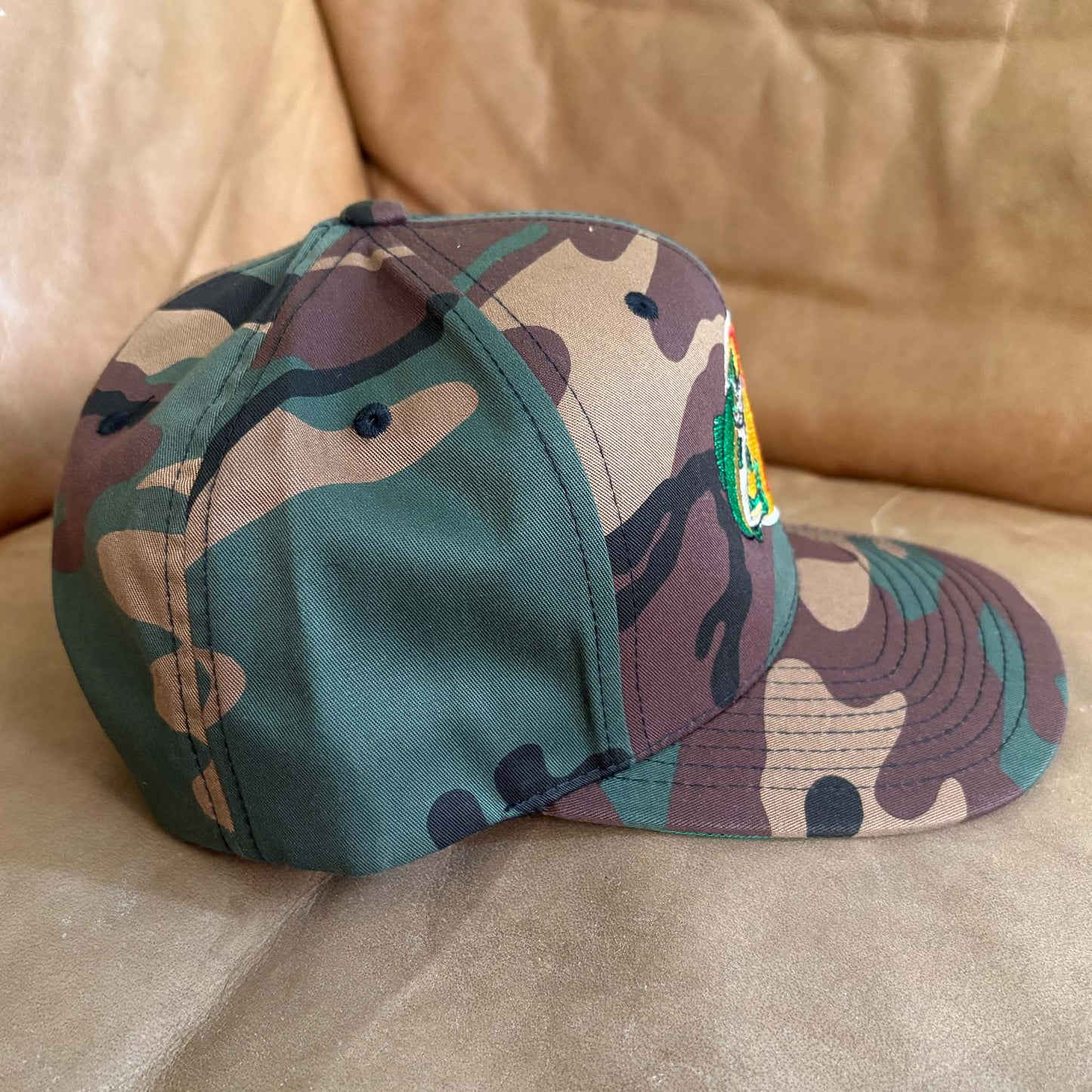 Trout Lake Pro Shop 5-Panel Snapback (Camo)