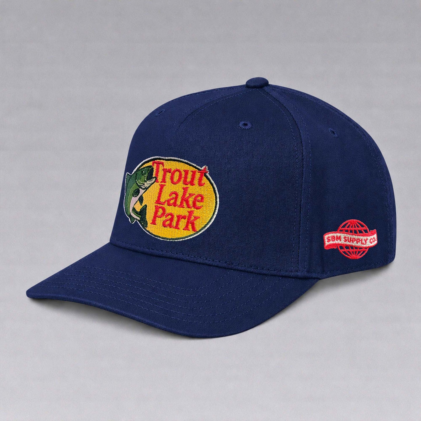 Trout Lake Pro Shop 5-Panel Snapback (Navy)