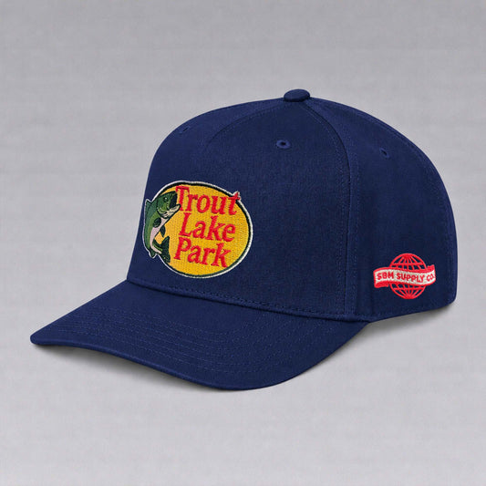 Trout Lake Pro Shop 5-Panel Snapback (Navy)