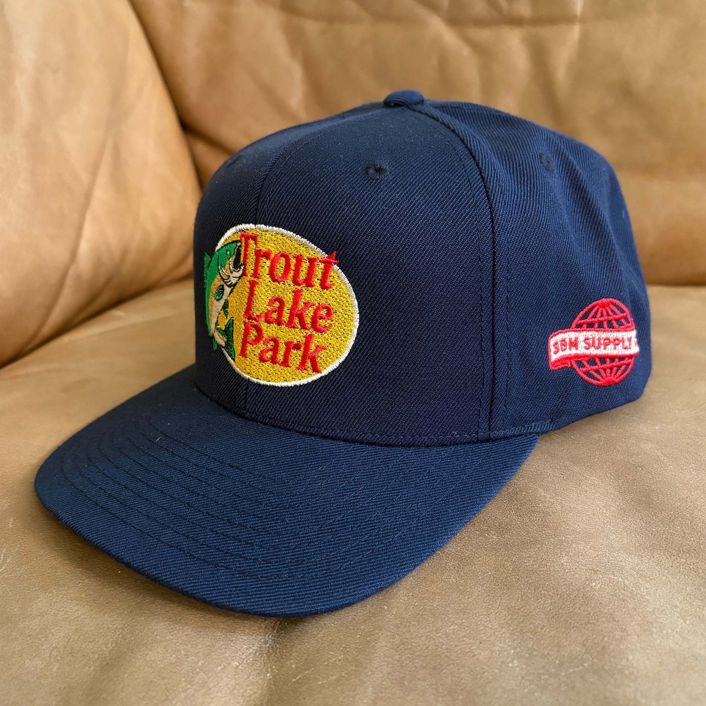 Trout Lake Pro Shop 5-Panel Snapback (Navy)