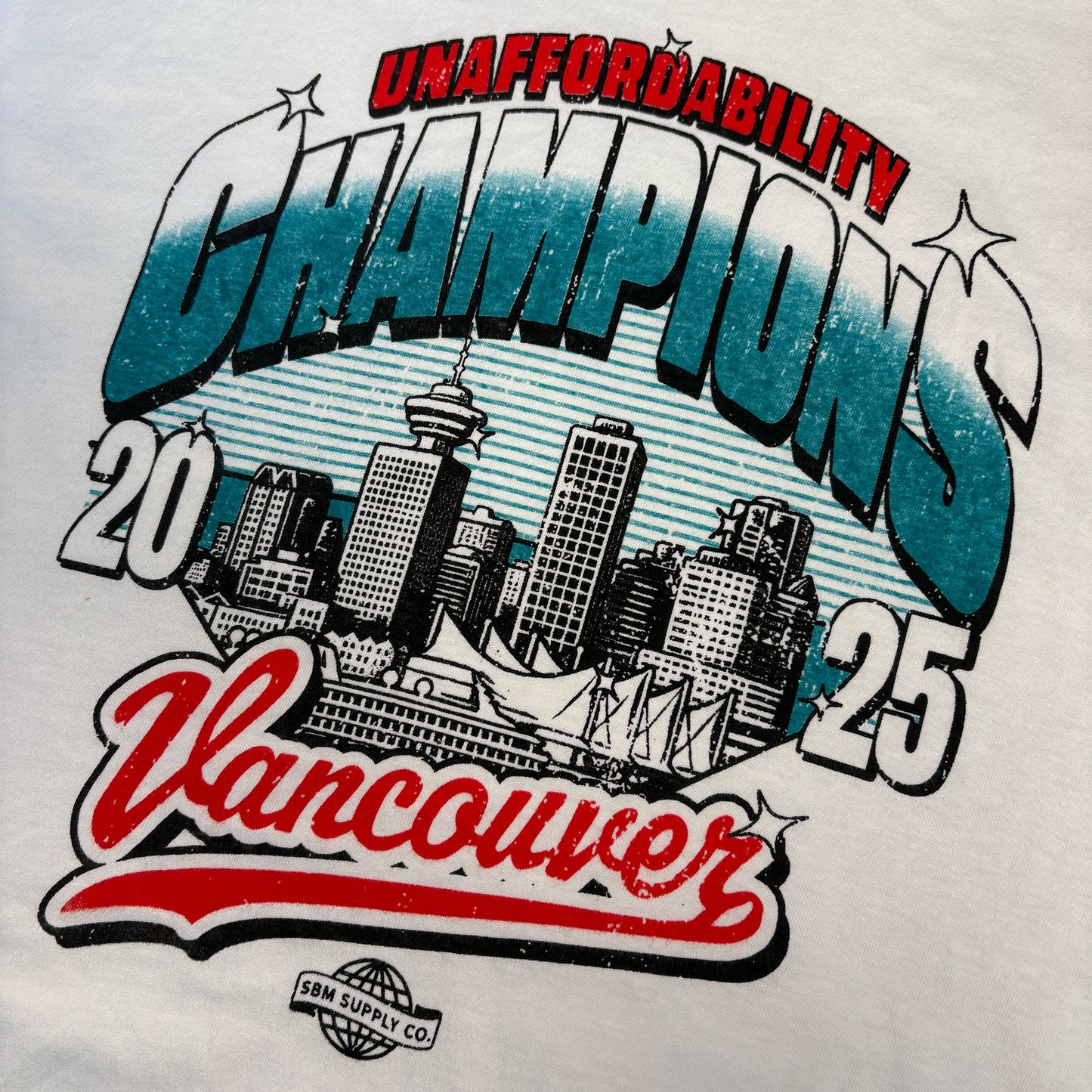 Unaffordability Champions T-Shirt (White)