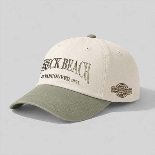 Wreck Beach Tourist Hat (Cream/ Sage)