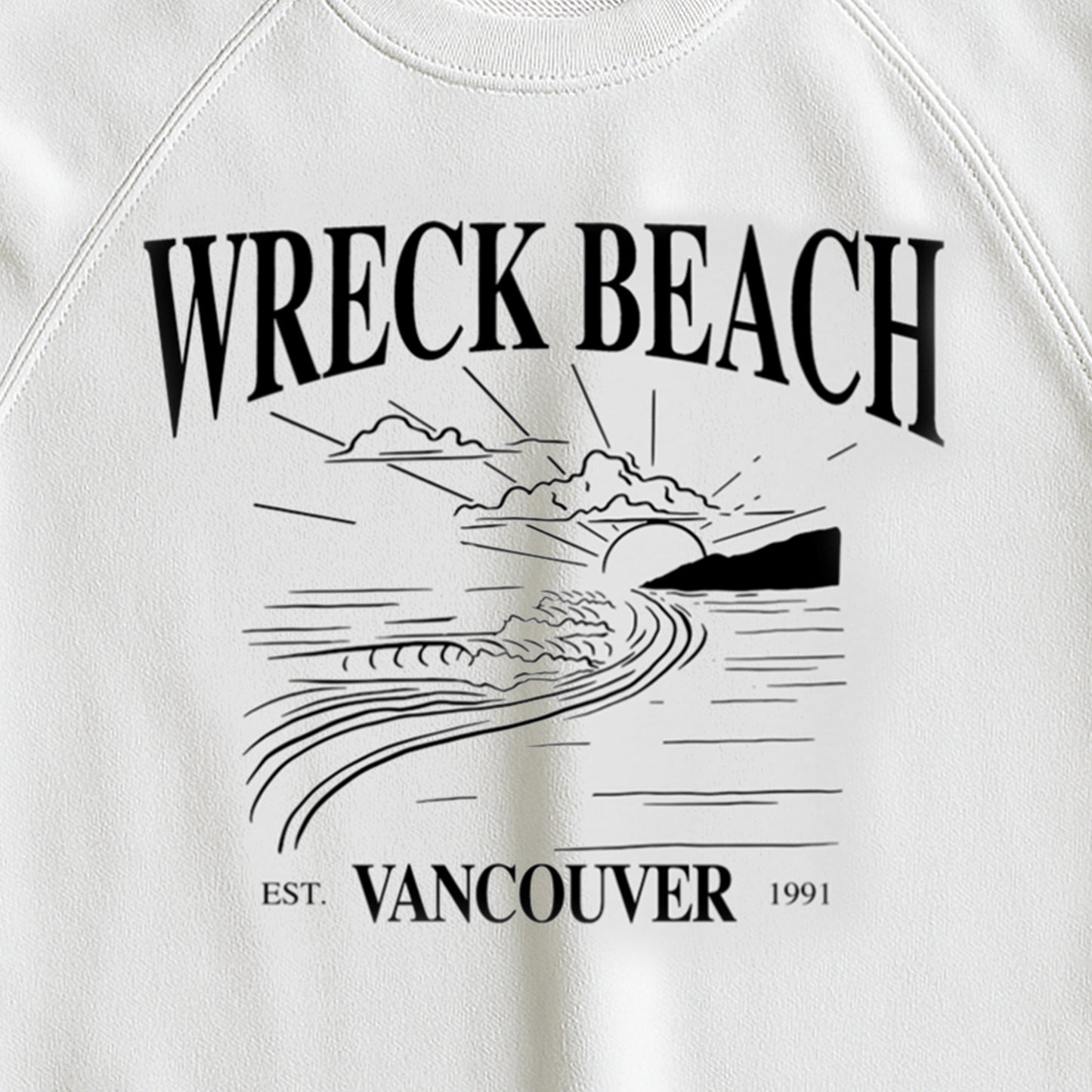 Wreck Beach Tourist Crewneck