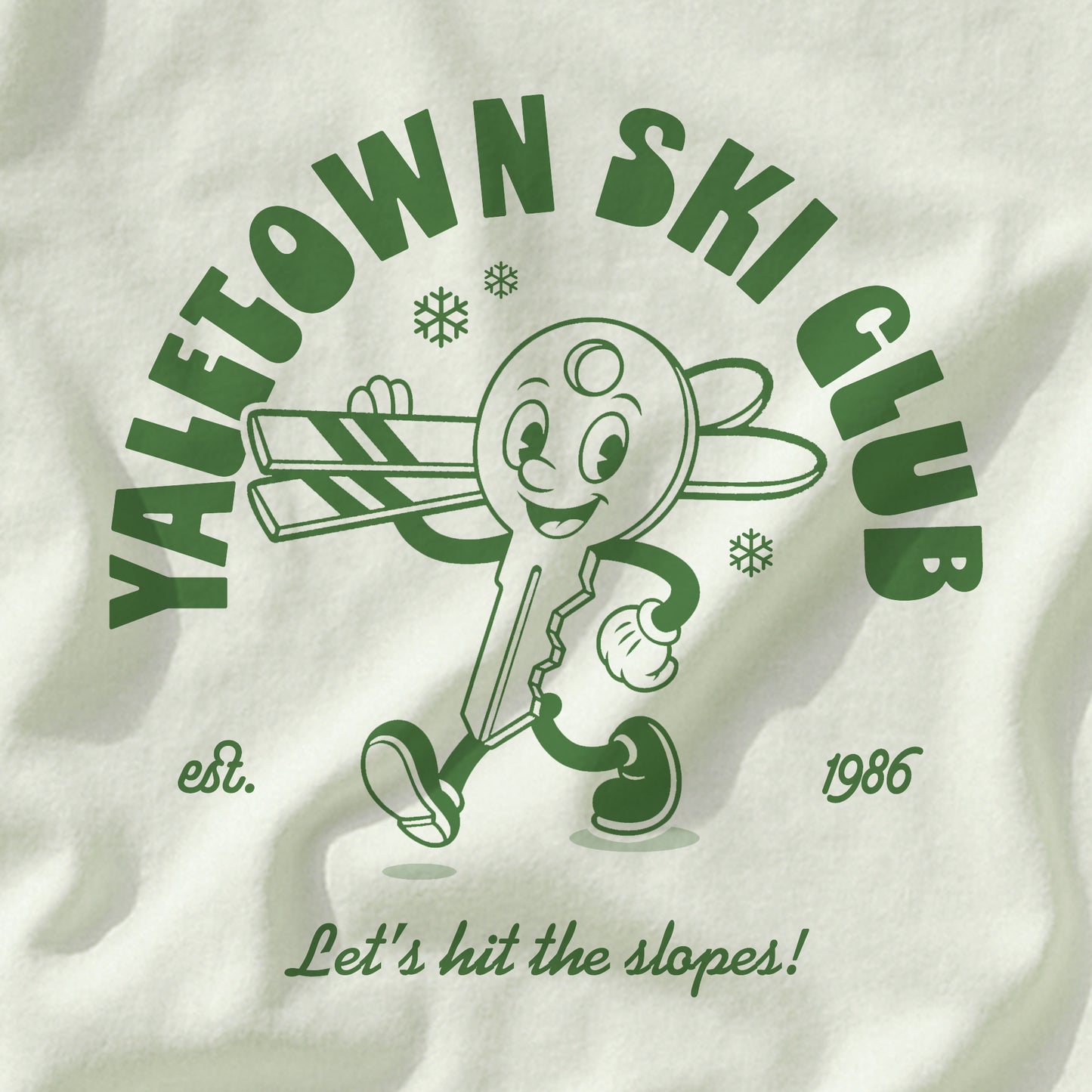 Yaletown Ski Club Cartoon T-Shirt