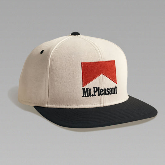 Mt. Pleasant 5-Panel Snapback (Cream/Black)